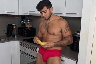 Enjoy my big banana latina